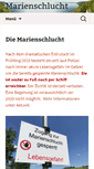 Mobile Screenshot of marienschlucht.de